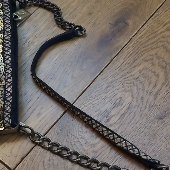 Vintage Christina sequined bag with chain strap - Picture 5 of 7